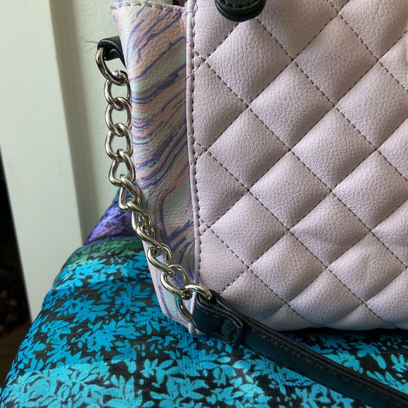 Betsey Johnson Lavender Quilted Crossbody Bag - Picture 3 of 10